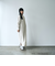 YALE別注ロゴプリントハーフジップワンピース