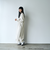 YALE別注ロゴプリントハーフジップワンピース