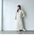 YALE別注ロゴプリントハーフジップワンピース