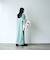 YALE別注ロゴプリントハーフジップワンピース