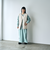 YALE別注ロゴプリントハーフジップワンピース