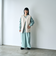 YALE別注ロゴプリントハーフジップワンピース