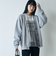 起毛アゼ編みVネックニットカーディガン
