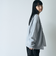起毛アゼ編みVネックニットカーディガン