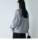 起毛アゼ編みVネックニットカーディガン
