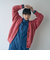 起毛アゼ編みVネックニットカーディガン