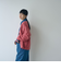 起毛アゼ編みVネックニットカーディガン