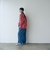 起毛アゼ編みVネックニットカーディガン