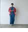 起毛アゼ編みVネックニットカーディガン