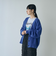 起毛アゼ編みVネックニットカーディガン