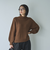 ウールミックスカノコハイネックニット