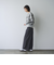 【ふんわりルーズなイマドキニット】ニュアンスフラワージャガードニット