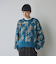 【ふんわりルーズなイマドキニット】ニュアンスフラワージャガードニット