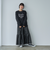 メタリックロゴプリントロングスリーブＴシャツ