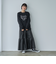 メタリックロゴプリントロングスリーブＴシャツ