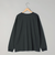 メタリックロゴプリントロングスリーブＴシャツ