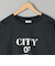メタリックロゴプリントロングスリーブＴシャツ