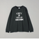 メタリックロゴプリントロングスリーブＴシャツ
