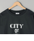 メタリックロゴプリントロングスリーブＴシャツ