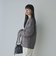パッチワーククルーネックニット