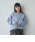 パッチワーククルーネックニット
