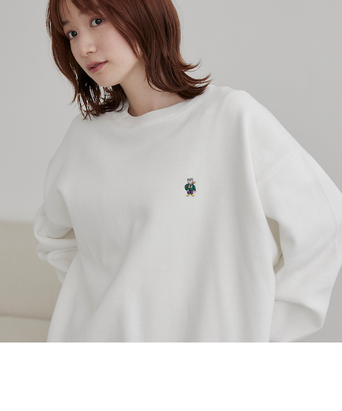 極美品 LOUIS VUITTON ヴィヴィエンヌ刺繍 クルーネック スウェット 1320000009052_0201.jpg