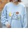 PEANUTS(ピーナッツ)×coen 裏毛クルーネックスウェット