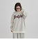 ロゴ ジャガード モール ニット