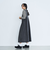 スウェードライクVネックジャンパースカート
