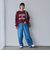 【カジュアル×大人両立】ループロゴジャガードハイゲージニット