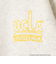 UCLA モチーフ刺繍メランジクルーネックニット