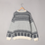 【洗える】フェアアイルクルーネックニット