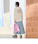 デニムフレアロングスカート