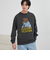 ベアピグメントプリントロングスリーブＴシャツ