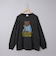 ベアピグメントプリントロングスリーブＴシャツ