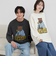 ベアピグメントプリントロングスリーブＴシャツ