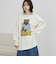 ベアピグメントプリントロングスリーブＴシャツ