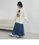 ベアピグメントプリントロングスリーブＴシャツ