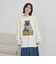 ベアピグメントプリントロングスリーブＴシャツ