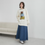 ベアピグメントプリントロングスリーブＴシャツ
