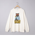 ベアピグメントプリントロングスリーブＴシャツ