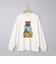 ベアピグメントプリントロングスリーブＴシャツ