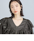 MIYAKO TAKAYAMA フリルデニムワンピース