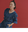 MIYAKO TAKAYAMA フリルデニムワンピース
