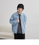 【C.DENIMS】デニムジップアップブルゾン