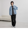 【C.DENIMS】デニムジップアップブルゾン