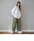 ピグメントパッチワーク裏毛スウェット