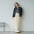 シフォンフリルナロースカート