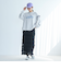 シフォンフリルナロースカート