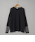 【再入荷・新色登場】袖チュール切替ロングスリーブTシャツ